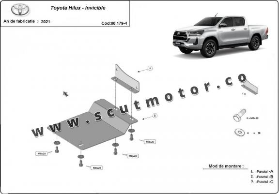 Scut senzor filtru de particule Toyota Hilux