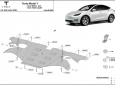 Scut motor spate Tesla Model Y AWD 3