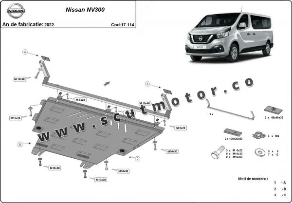 Scut motor Nissan NV300 11