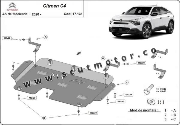 Scut motor Citroen C4 1