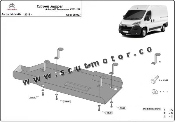 Scut rezervor AdBlue Citroen Jumper 4