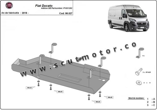 Scut rezervor AdBlue Fiat Ducato 4