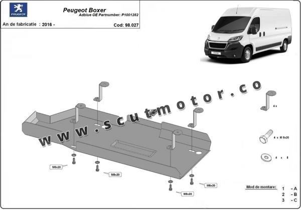 Scut rezervor AdBlue Peugeot Boxer 4