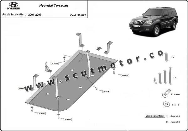 Scut rezervor Hyundai Terracan 3