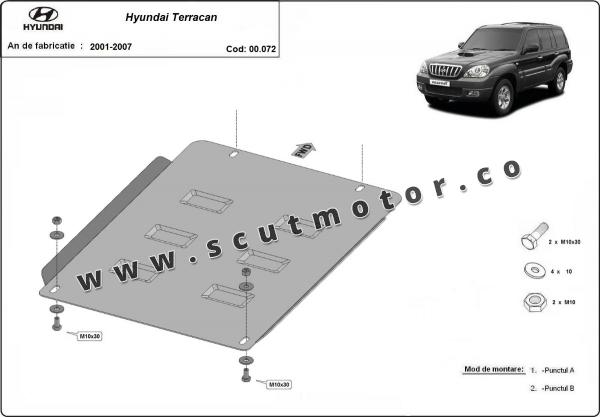 Scut cutie de viteză Hyundai Terracan 3