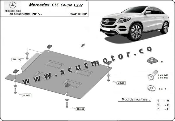 Scut cutie de viteză Mercedes GLE Coupe C292 3