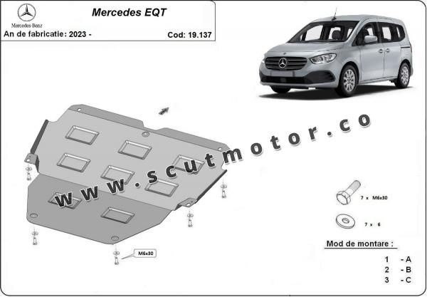 Scut motor Mercedes EQT 3