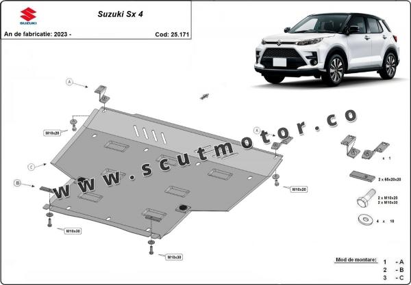 Scut motor din aluminiu Suzuki SX4 3