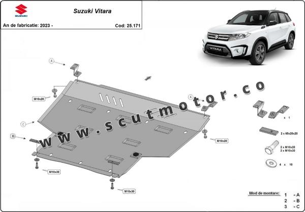 Scut motor din aluminiu Suzuki Vitara 3