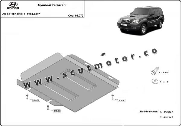 Scut reductor Hyundai Terracan 5