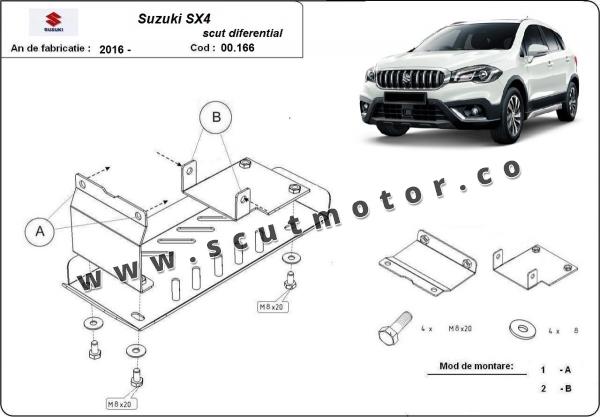 Scut diferențial din aluminiu Suzuki SX4 3