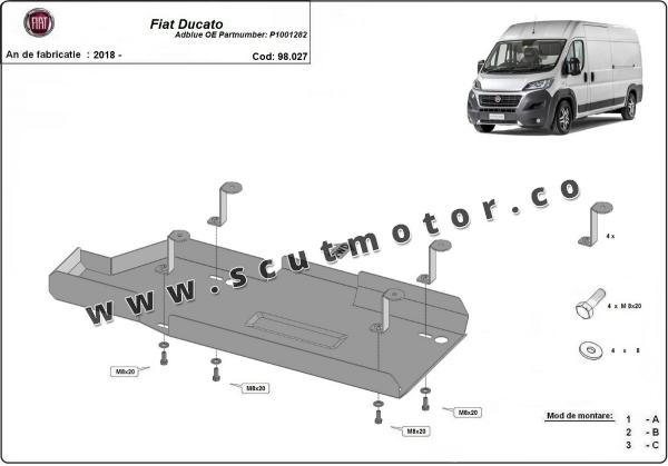 Scut rezervor AdBlue Fiat Ducato 3