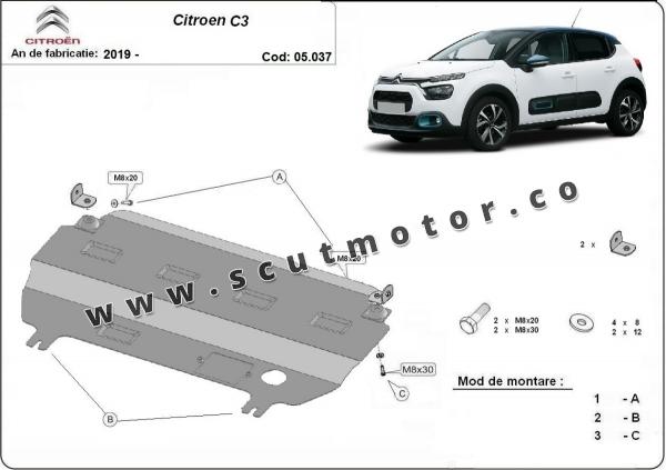 Scut motor Citroen C3 3