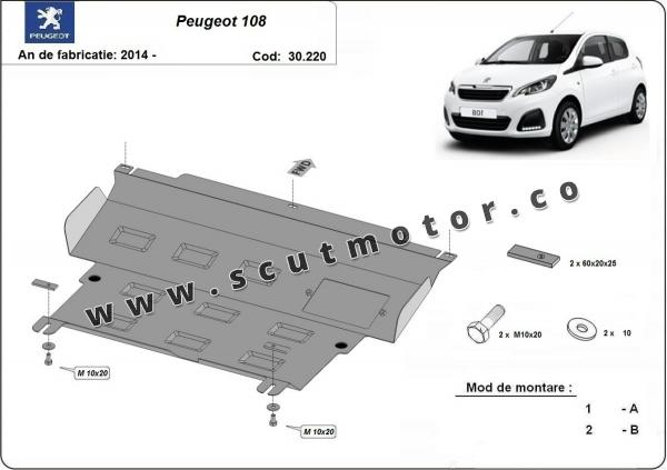 Scut motor Peugeot 108 3