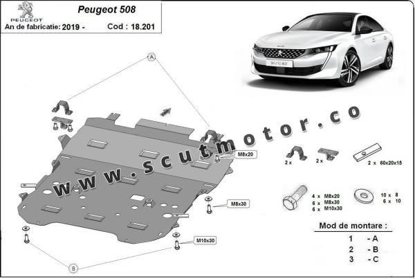 Scut motor Peugeot 508 3