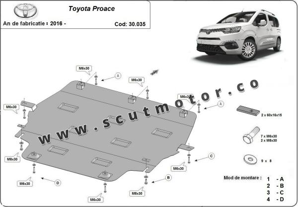 Scut Motor Toyota Proace 3