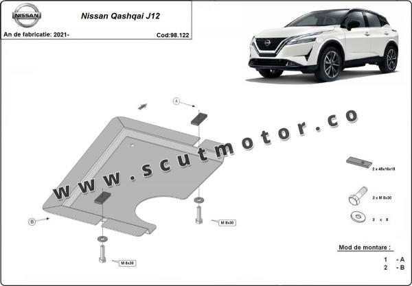 Scut diferențial spate Nissan Qashqai J12 3