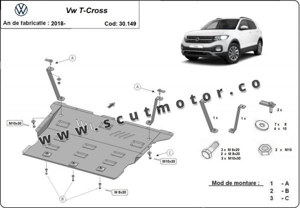 Scut motor VW T-Cross 3