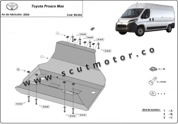 Scut rezervor Toyota Proace Max 3