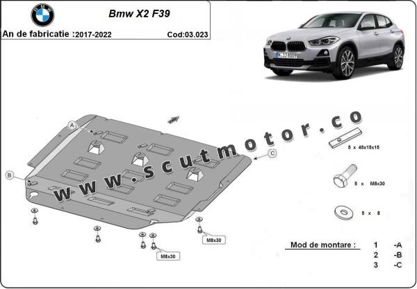 Scut motor BMW X2 F39 3