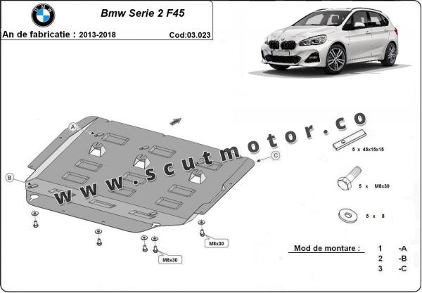 Scut motor BMW seria 2 F45 3