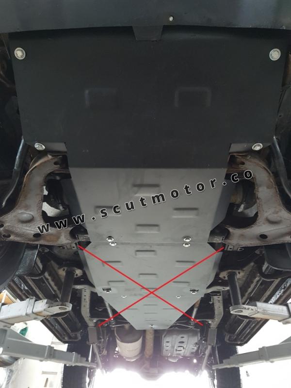 Scut motor și radiator Mitsubishi Pajero Sport 1 5