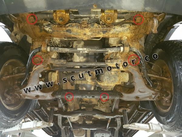 Scut motor și radiator Mitsubishi Pajero Sport 1 6