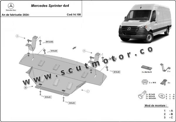 Scut motor Mercedes Sprinter 4x4 3