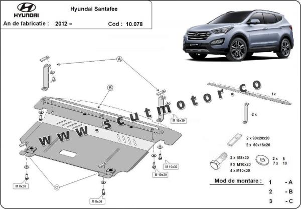 Scut motor Hyundai Santa Fe 3