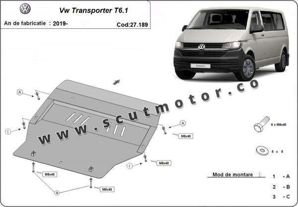 Scut motor Volkswagen Transporter T6.1 3