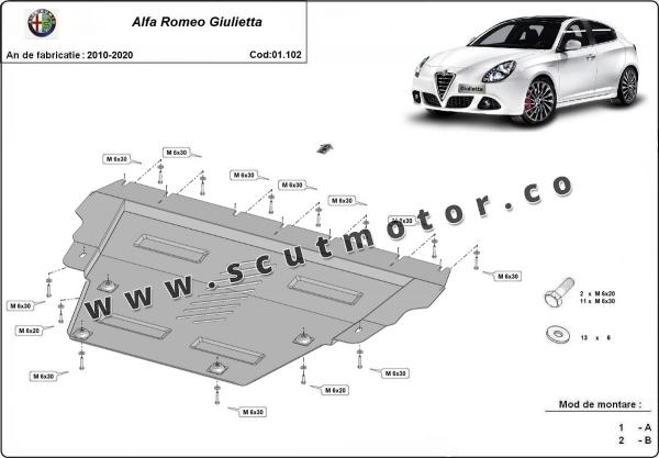 Scut motor Alfa Romeo Giulietta 3